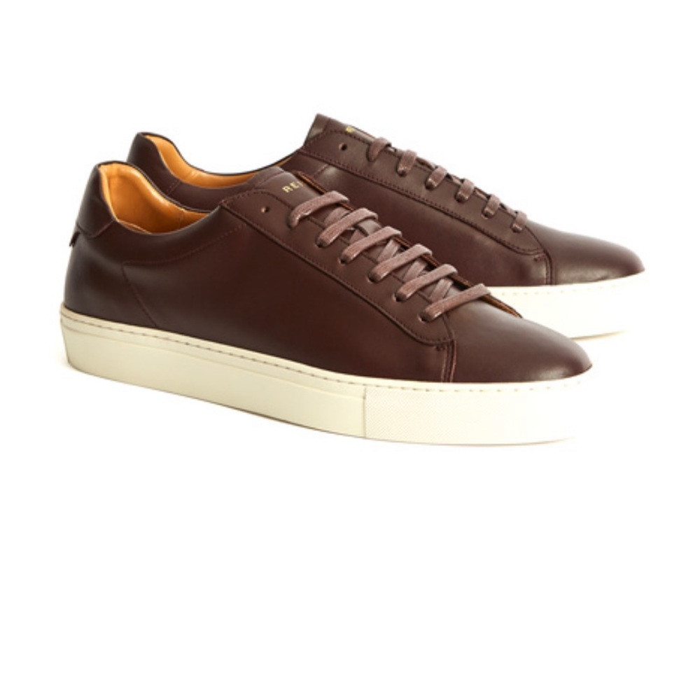 REISS Finley Lace Up Trainers